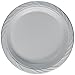 Blue Sky 100 Count Disposable Plastic Plates, 9-Inch, White