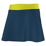 adidas Girls Club Skort, Tech Steel Shock Slime, Large