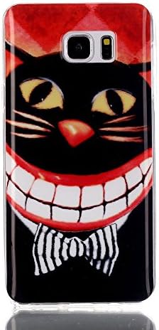Galaxy Note 5 Case,Winfrey [Big Mouth Cat] Attractive [Scratch Resistant] Fashion Design TPU Rubber Gel Ultra Thin Skin Case Cover for Samsung Galaxy Note 5