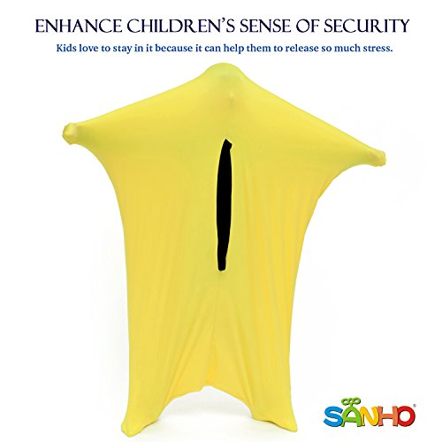 Sanho Yopo Dynamic Movement Sensory Sox, Large,9-12 years old, 56''LX28''W Yellow