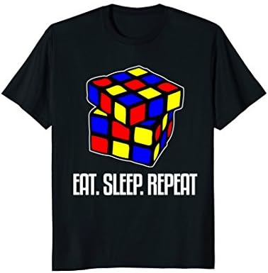 Rubix Shirt For Men-Eat Sleep Repeat T-shirt