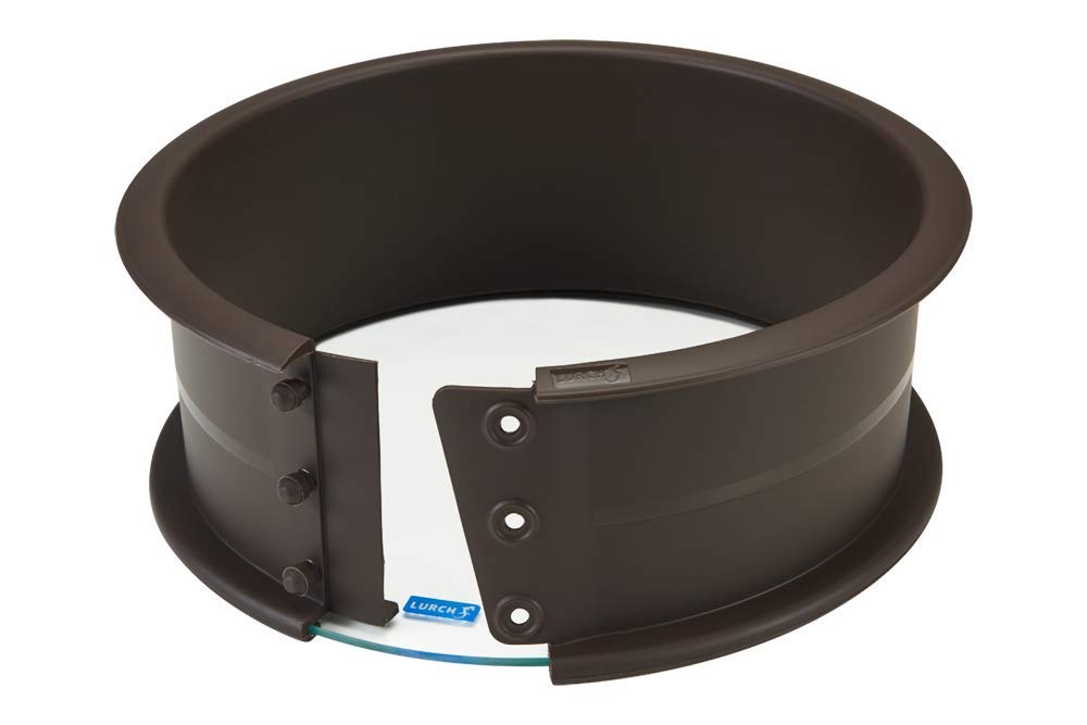 Lurch FlexiForm 85041 Springform Cake Tin Silicone with Glass Base Diameter 20 cm Height 8 cm