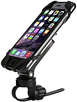 iPhone 6/6s Bike Mount, FARROVA Bike Phone Mount Bicycle Holder for iPhone 6/6s GPS other Devices, with One-button Released, Rubber Strap, 360 Degrees Rotatable, Shock-Protected!