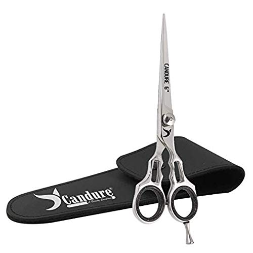 Candure Professional Barber Hair Cutting Scissors/Shears (6") Stainless Steel - Thumbnail 7