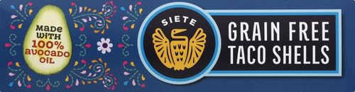 SIETE GRAIN FREE TACO SHELLS, 5.5 OZ