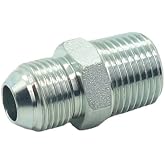 Adattatore Idraulico 1/4-5/8 Maschio 37° Flare JIC X M10-M22 – Acciaio Zincato - 4