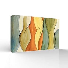 Wall26-Canvas Wall Art-Abstract Colorful Lines-Giclee Painting Wall Art for Bedroom Living Room Home Decoration - 12x18 inches