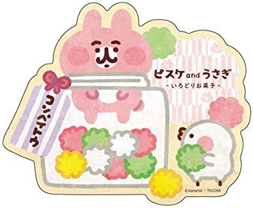 Amazon カナヘイの小動物 トラベルステッカー ピスケとうさぎのいろどりお菓子 5 アニメ 萌えグッズ 通販