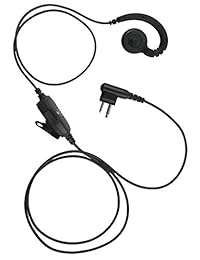 Artisan Power P 56517: Auriculares en forma de D de 2 cables para Motorola CLS1410 y CLS1100 radios de 2 vías: PMLN5001, HKLN4599, 56517