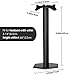 Headphone Stand, Fatanics Universal Headset Holder for Over Ear Headphones, Made of Aluminum and ABS, Black