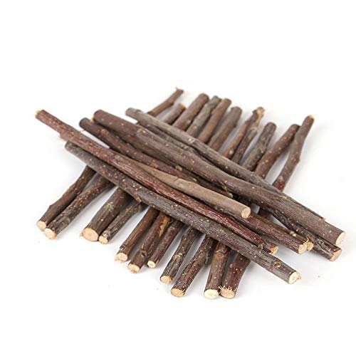 Apple Wood,Natural Apple Sticks,Chinchilla Treats,Guinea Pig Cages Accessories,Pet Chew Toys for Rat,Mouse,Rabbit,Bunny,Sugar Glider,Dwarf Hamsters