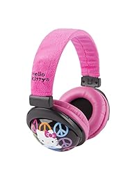 Sakar 30309 TRU ??Hello Kitty Kid Safe Auriculares para auriculares con limitador de volumen por