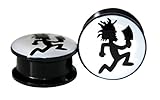 Hatchet Man Screw-on plugs Acrylic (1 Pair) Different Sizes Available