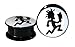 Hatchet Man Screw-on plugs Acrylic (1 Pair) Different Sizes Available