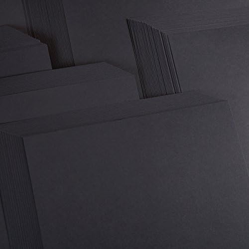 200 Sheets of A4 Black Card - 200gsm 357687: Amazon.co.uk: Kitchen & Home
