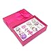 Elesa Miracle 12pcs Kids Little Girl Adjustable Jewelry Rings in Box, Seashell Mermaid Jewel Rings Girl Pretend Play and Dress Up Rings