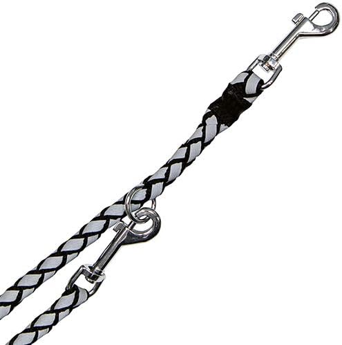 SaferLife Cavo Reflect adjustable leash, S-M: 2.00 m/ø 12 mm, black, S-M, 2,00 m ø 12 mm - Image 4