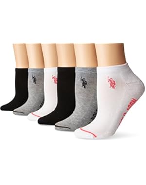 Women's 6 Pack Casual Low Cut Socks, Multi, 9-11