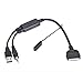 Audio Music Charging Cable Adapter OEM USB AUX for BMW iDRIVE to iPod iPhone iPad