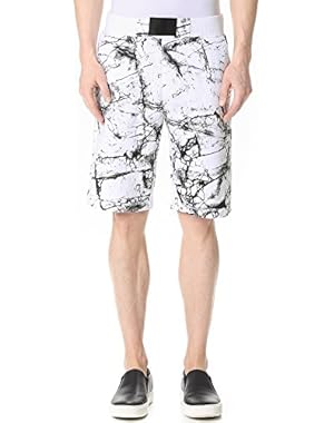 Calvin Klein Jeans Men's Marble Print Shorts