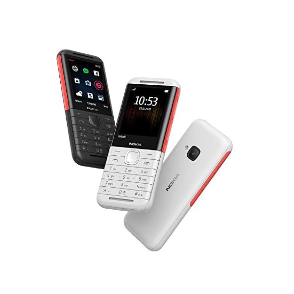 Nokia-5310-24-Inch-8-MB-UK-SIM-Free-2G-Feature-Phone-Dual-Sim-WhiteRed Nokia 5310 2.4 Inch 8 MB UK SIM-Free 2G Feature Phone (Dual Sim) - White/Red