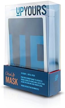 ChinUp Mask by UpYours - Non-Surgical Face Lifting Mask Kit from UpYours Best New Facemask 2017 for Skin Firming, Tightening, Anti Wrinkle and Lifting. Also helps Double Chin Reduction for sagging skin, jowls and turkey neck (10pc Refill Pack)