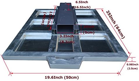 Aluminium Screen Printing Alloy Pallet with Pallet Bracket Extra Large 20*25inch