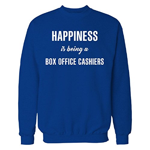Happiness Is Being A Box Office Cashiers Cool Gift - Sweatshirt Royal 5XL