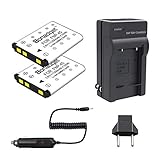 Bonadget NP-45/ 45S /45A /45B 1200mAh Replacement Battery and Charger Compatible with Fujifilm INSTAX Mini 90 Fujifilm FinePix XP140 XP130 XP120 XP90 XP80 XP70 XP60 XP50 XP30 XP20 T560 T550 (2 Pack)