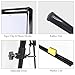 Stand White Board 36 x 24 Magnetic Dry Erase Board Height Adjustable Tripod Easel Board Portable Flipchart Board, 3' x 2' Standing Whiteboard for Classroom Homeschool Office