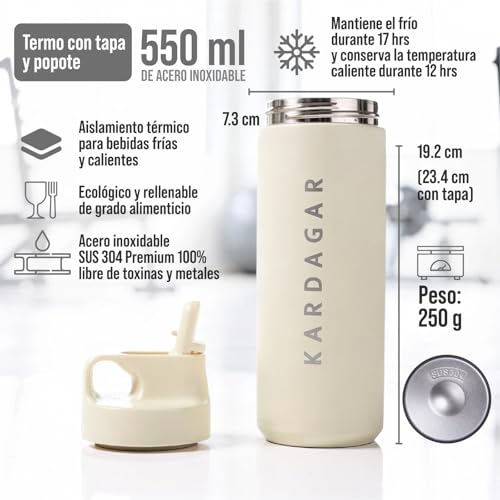 KARDAGAR Whey Protein Natural Concentrado WPC80 1Kg y Vaso Shaker Beige 550ml 16.4g Proteina Sin Sabor en Polvo 1.5g Carbohidratos por porción Sin Edulcorantes ni Aditivos Apoyo al Desarrollo Muscular