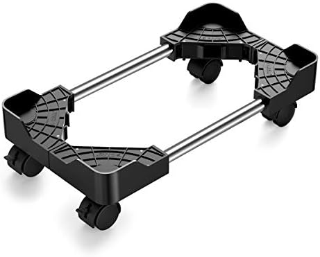 Orico Cpuスタンド キャスター付き台車 Pc収納ボックス 無段階調節 Pcスタンド デスクトップ用pcワゴン Pcカート 収納カート 足元収納 側板ある Cpb 4