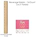 Big Dot of Happiness 64 Piece Fun to be One - 1st Birthday Girl with Gold Foil - Party Tableware Plates, Napkins - Bundle for 16