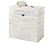 Lillian Rose White Rustic Country Wooden Wedding Card Box, 10 x 10 x 5.25