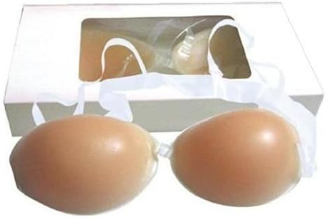 Silicone Skin Bra with Clear Adjustable Straps (CUP-A)