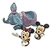 Disney Parks Mickey Minnie Mouse Dumbo Flying Elephant Ride Figurine Salt Pepper Shakers