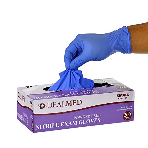 4 Dealmed+Nitrile+Medical+Disposable+Latex+Free