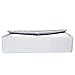 FASHIONROAD Fashion Road Women Satin Clutch, Rhinestone Evening Clutch, Envelope Clutch Purse, Pleated Flap Handbag for Wedding, Party and Prom Silver White