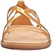 Crocs Women's Isabella Cut Strappy Sandal W Flat, dark gold/gold, 8 M US