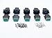 CNKF 5 Sets DT 8 Pin black male and female auto Waterproof Electrical Wire Connector Plug DT06-8S DT04-8P
