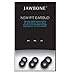 Aliph 3 Pack Jawbone Ergonomic Design New Fit Earbud Earbuds Eargel Eargels for Jawbone ICON (Thinker Black, Thinker Silver, Ace, Hero, Rouge, Catch, Bombshell) Prime and JAWBONE 2 Series.