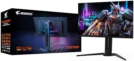 AORUS FO32U 31,5” UHD-Gaming-Monitor - 3840 x 2160 (UHD), 165Hz, 0,03ms, 250 cd/m², FreeSync Premium Pro, DisplayHDR True Black 400, HDMI 2.1, DisplayPort 1.4