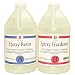 EPOXY Resin Crystal Clear 1 Gallon Kit. for Super Gloss Coating and TABLETOPS primary