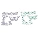 Metal Cutting Dies Stencil Template Mould for DIY Scrapbook Album Paper Card (3 pcs Butterfly Dies)