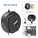 Magnetic Wall Mount Compatible for Echo Dot 3rd Generation Holder Hanger in Bedroom, Bathroom, Kitchen, Living Room, Home Space Saving Accessories Black
