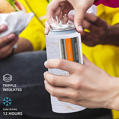 Boraijoe Skinny Can Cooler for Slim Beer and Hard Seltzer,Standard