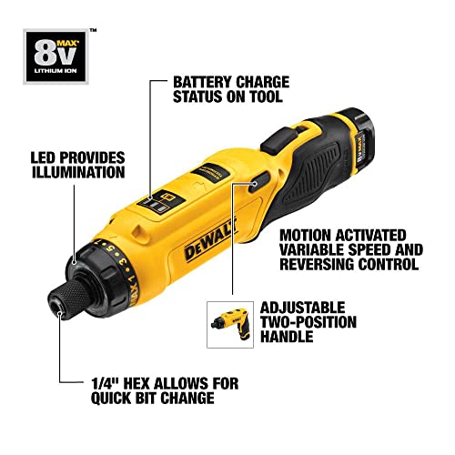 DEWALT 8V MAX SCREWDRIVER