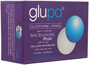 Glupa Glutathione Papaya Skin Solutions Plus/Whitening Face & Body, 135G