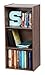 IRIS USA TSB-DB 3-Tier Basic Wood Bookcase Storage Shelf, Brown