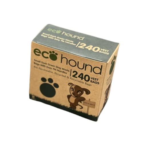 Ecohound Oceanex 240 Small Dog Waste Bags With Tie Handles (16 Rolls Of 15 Bags)…